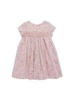 Baby Girl's & Little Maruska Floral Smocked Dress