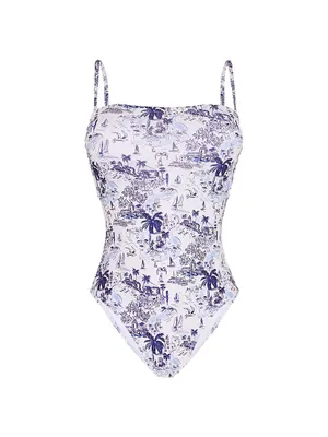 Facette Printed One-Piece Swimsuit