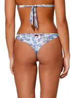 Fraz Printed Bikini Bottom