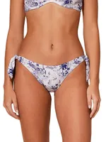 Flamme Printed String Bikini Bottom