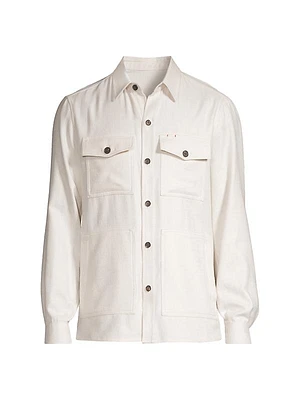 Silk-Cashmere Overshirt