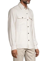 Silk-Cashmere Overshirt