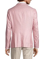 Capri Silk & Cashmere-Blend Two-Button Sport Coat