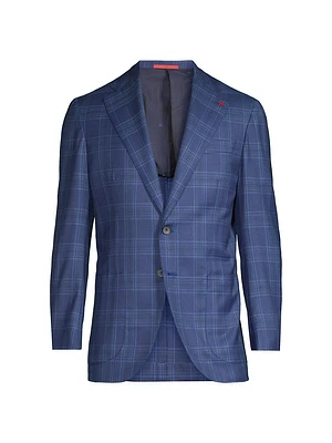 Marechiaro Windowpane Wool Two-Button Sport Coat