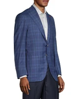 Marechiaro Windowpane Wool Two-Button Sport Coat