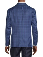 Marechiaro Windowpane Wool Two-Button Sport Coat