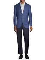 Marechiaro Windowpane Wool Two-Button Sport Coat