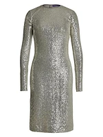 Alexandra Sequined Cocktail Dress