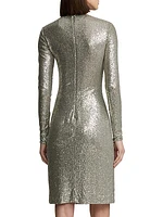 Alexandra Sequined Cocktail Dress