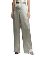 Daniela Hammered Satin Pants