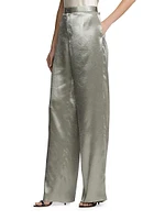 Daniela Hammered Satin Pants