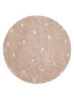 Washable Rug Round Dot