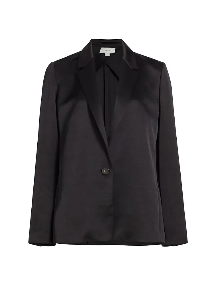 Fluid Satin Blazer