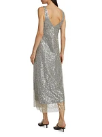 Sequined Midi-Dress