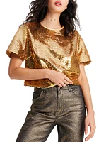 Sequin Crop Top