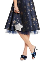 Starlight Brocade Midi-Dress