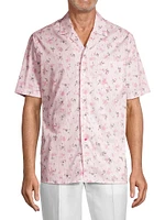 Floral Camp Collar Shirt