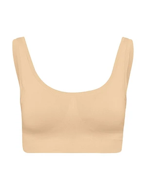 Touch Feeling Padded Crop Top