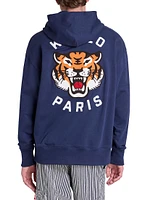 Lucky Tiger Logo Oversized Hoodie