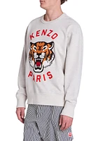 Lucky Tiger Logo Oversized Sweatshirt