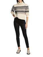 Grace Wool-Blend Jacquard Sweater