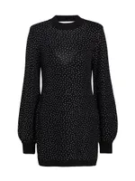 Chiraz Crystal Mini Sweaterdress