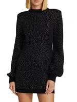 Chiraz Crystal Mini Sweaterdress