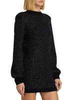 Chiraz Crystal Mini Sweaterdress