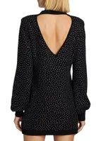 Chiraz Crystal Mini Sweaterdress