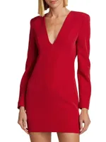 Lorenzo Crepe Brooch Sheath Dress