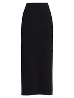 Aalis Cotton-Blend Rib-Knit Midi-Skirt