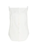 Mihant Sleeveless Button-Up Top