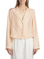 Aloma Silk Crop Shirt