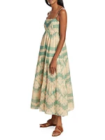 Mirage Tie-Dye Cotton Voile Maxi Dress