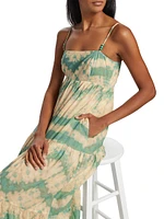 Mirage Tie-Dye Cotton Voile Maxi Dress