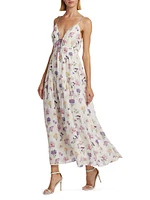 Phoebe Floral Cotton Maxi Dress