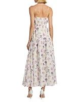 Phoebe Floral Cotton Maxi Dress