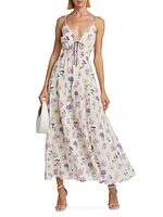 Phoebe Floral Cotton Maxi Dress