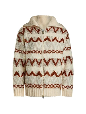 Brooke Fair Isle Knit Jacket