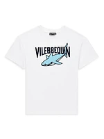 Little Boy's & Logo Shark T-Shirt