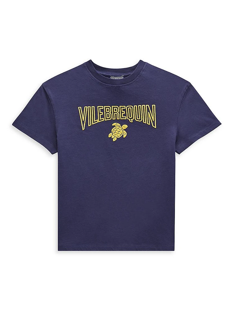 Little Boy's & Varsity Logo T-Shirt