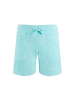 Little Boy's & Terry Cloth Jacquard Shorts