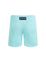 Little Boy's & Terry Cloth Jacquard Shorts