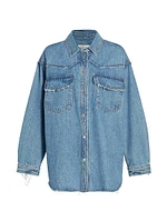 Oversized Western Denim Shirt