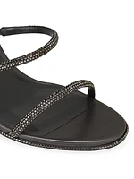 Cleo 105MM Leather Wraparound Sandals