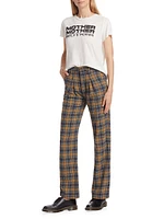 The Maven Pleated Plaid Pants