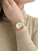Kirsty Two-Tone Stainless Steel Bracelet Watch/38MM