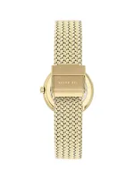 Emily Yellow Gold-Plated Stainless Steel Bracelet/30MM
