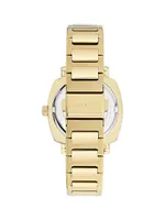 Kirsty Goldtone Stainless Steel Bracelet Watch/38MM