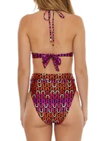 Echo Chain Halter Bikini Top